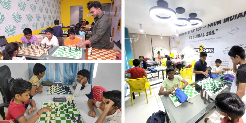 Time2Chess offers organized chess classes in Chennai for students of all skill levels.