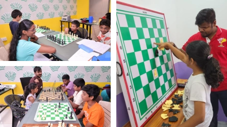Time2Chess academy in Chennai providing professional chess training for kids and students.