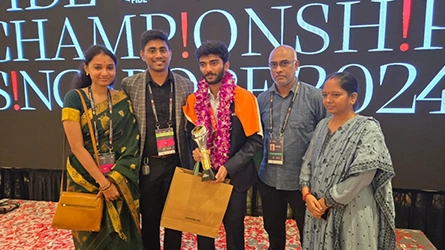 Students actively participating in a GUVI-organized chess event with Time2Chess.