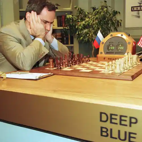 IBM’s Deep Blue defeated Garry Kasparov in 1997, changing chess and computer competition forever.