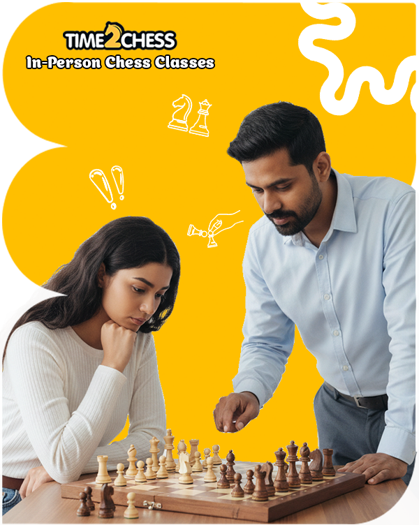 In-person chess classes in Chennai with expert FIDE-certified coaches.