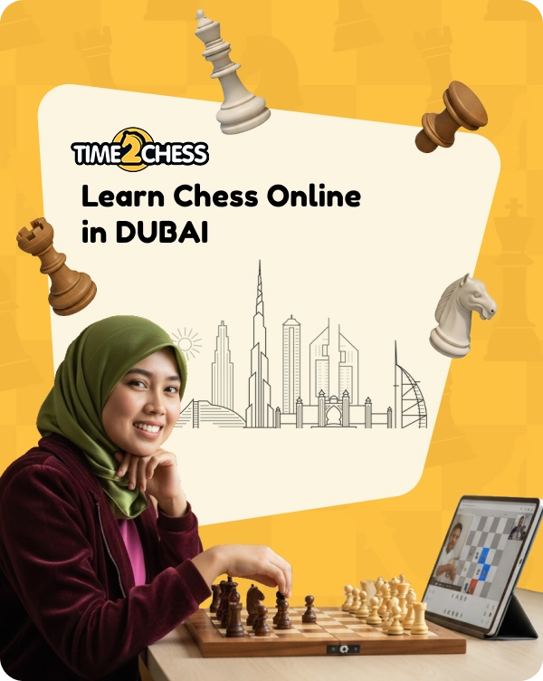 Live online chess coaching in Dubai for beginners to masters by FIDE-certified coaches.