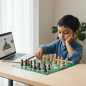 Experience fun and interactive chess lessons designed for kids to learn and improve skills.